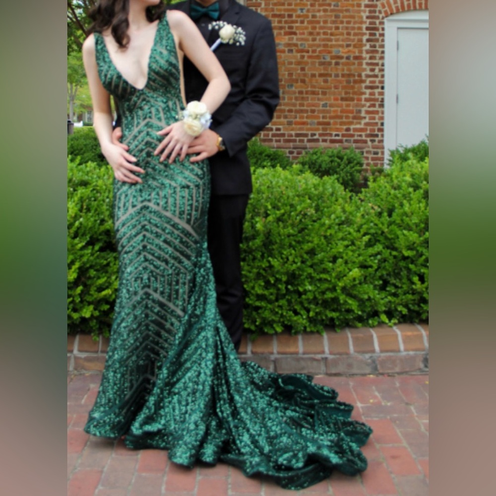 Jovani Emerald Green Dress